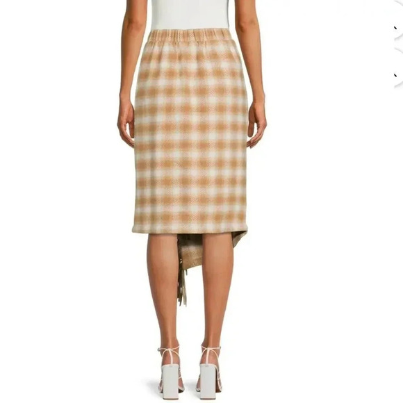 Time and Tru Faux Wrap Mocha Skirt - Picture 5 of 6